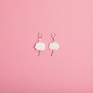MindFlowers little golden rain cloud earrings
